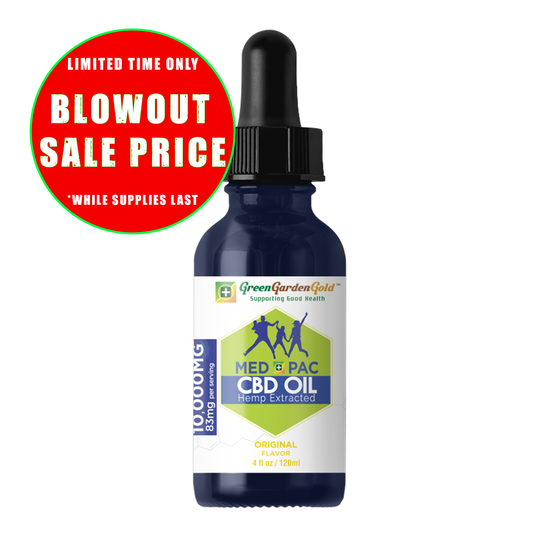 *10,000mg MED PAC™ CBD Oil* Blowout Special