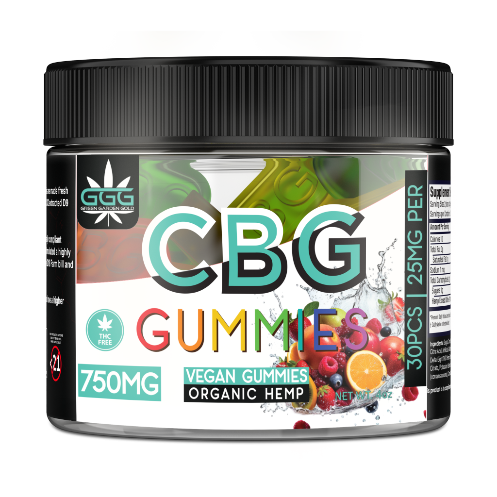 25mg CBG gummies for focus support