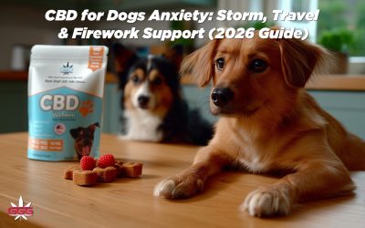 CBD for Dogs Anxiety: Storm, Travel & Firework Support (2026 Guide)