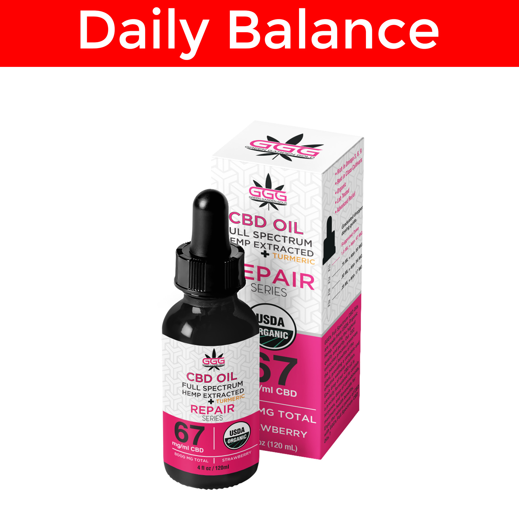 CBD oil for stress relief, calm mind, and emotional balance