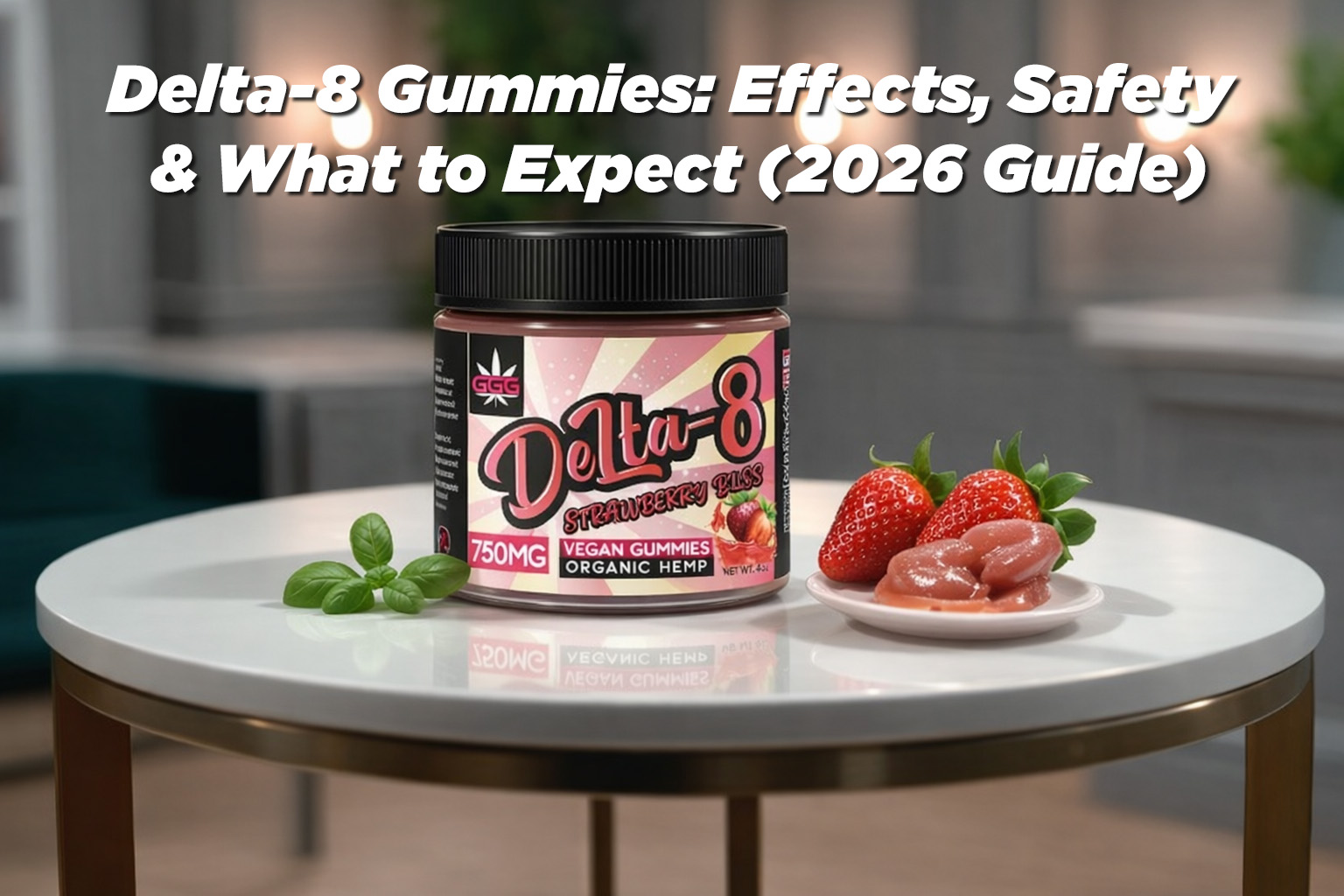 Delta-8 THC gummies for relaxation and mild euphoric effects