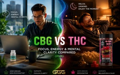 CBG vs THC: Focus, Energy & Mental Clarity Compared (2026)